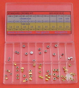 BRASS CROWN KIT TAP 0.9 IN PNP & A/G-63PCS