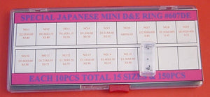 SPECIAL JAPANESE MINI D&E RING 150PCS