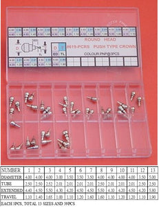 ROUND HEAD BRASS PUSHER KIT PNP-39PCS