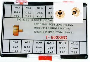 XL IP ROSE YELLOW S/S CROWN KIT T0.9XP2.0-24