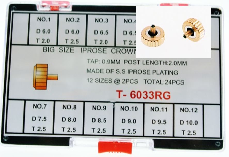 XL IP ROSE YELLOW S/S CROWN KIT T0.9XP2.0-24