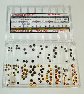 BRASS CROWN KIT TAP 0.8 IN PNP & A/G-126PCS