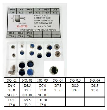 BIG SIZE CROWN KIT S/S T3.0