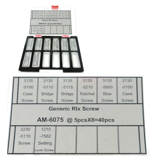 GENERIC RLX SCREWS SETS @5X8