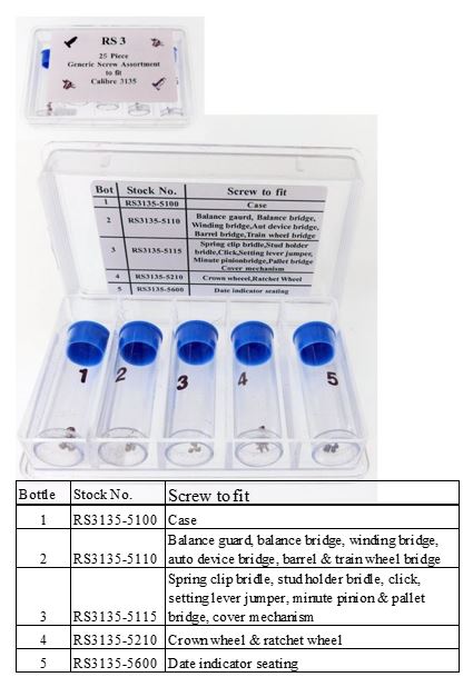 SCREW TO FIT RLX 3135