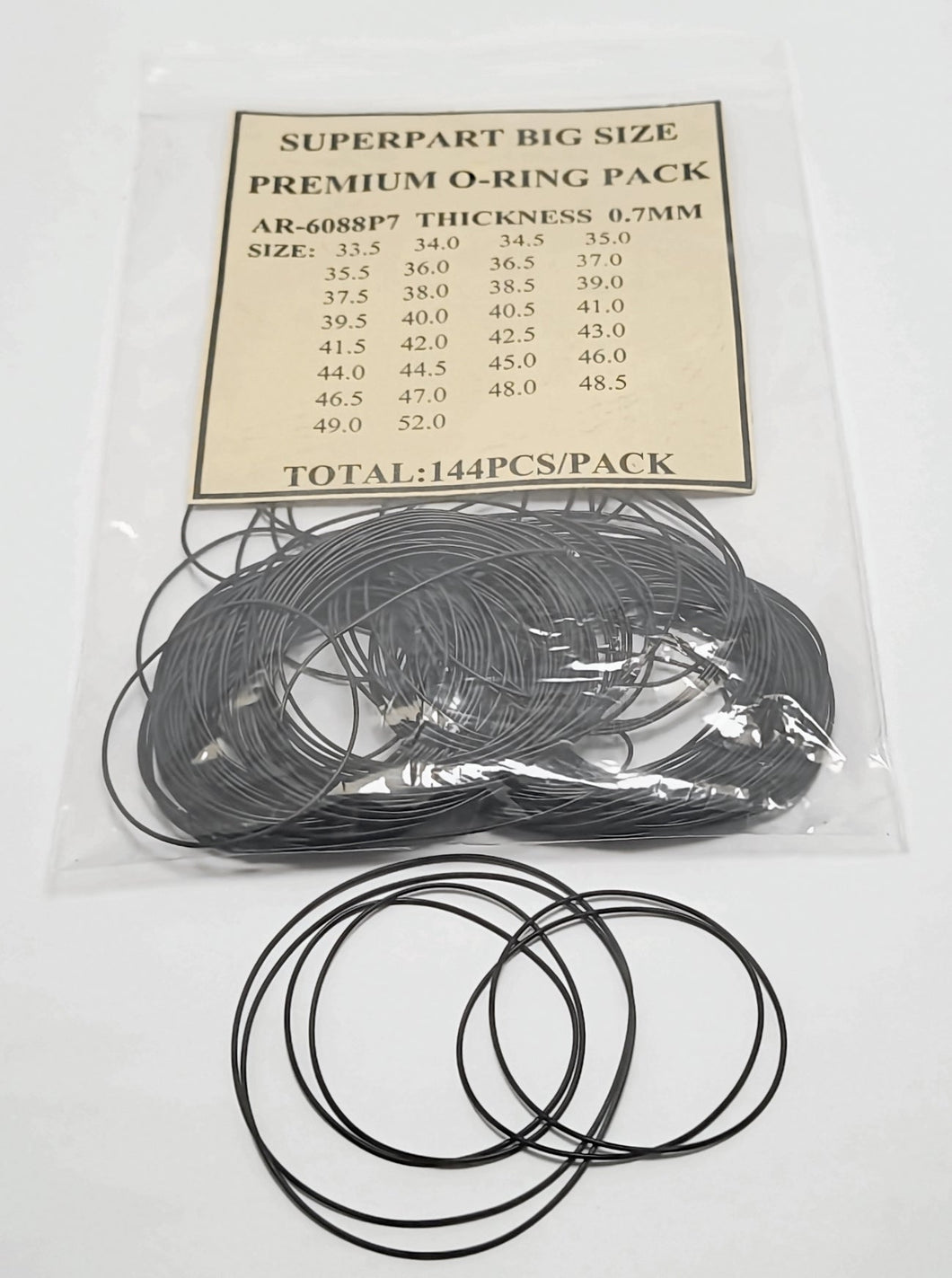 XL O-RING DIA. 0.7MM PACK FOR CASE BACK