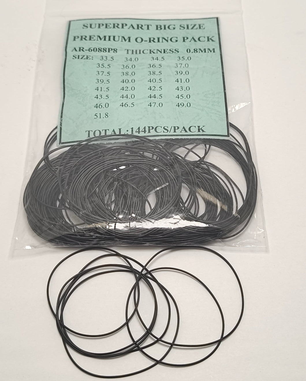 XL O-RING DIA. 0.8MM PACK FOR CASE BACK