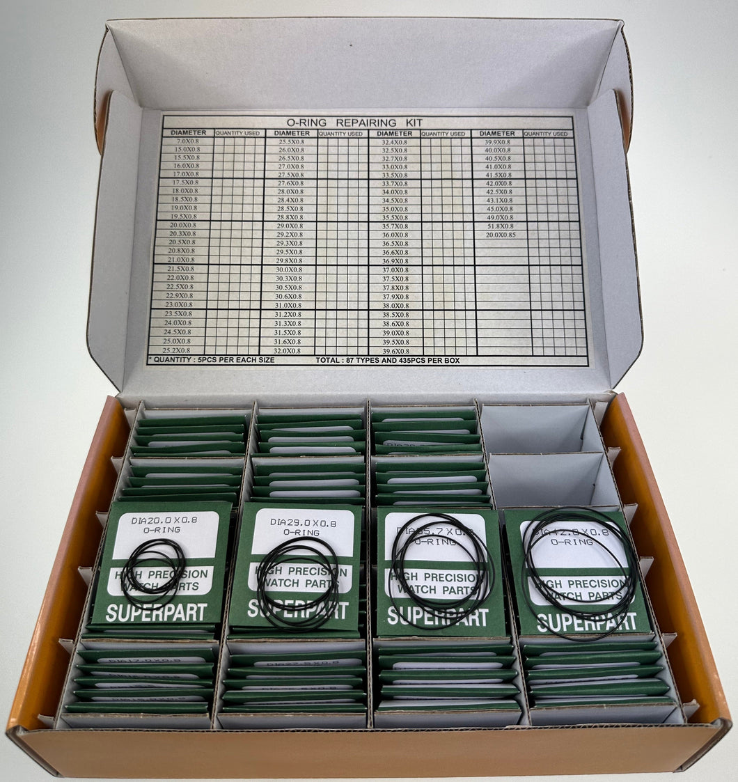 O-RING REPAIRING KIT, DIA. 0.8MM @5x87=435