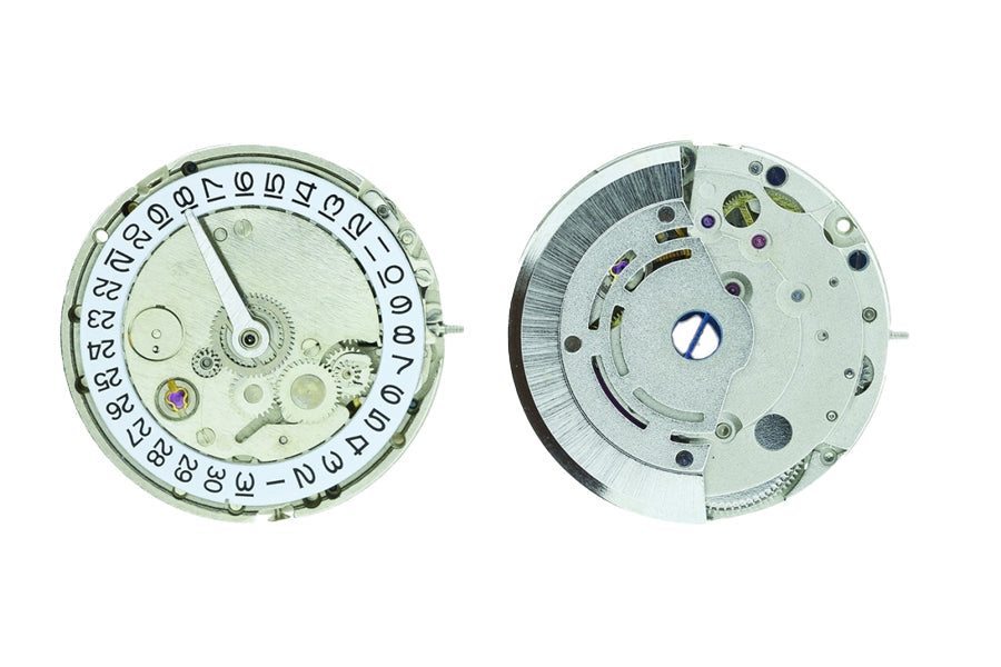MOVEMENT CHINESE DG3804B, SIZE 11 1/2''', 4 HANDS, DUAL TIME, STANDARD HAND HEIGHT, DATE AT 3