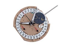 MOVT PE605 MULTI,  12 3/4''' H 4.52 mm, 3 H, 3 E (MOON PHASE/SMALL SEC/CHRONO MIN. AT 3/6/9) STD H-HGT, D4.5 TILT