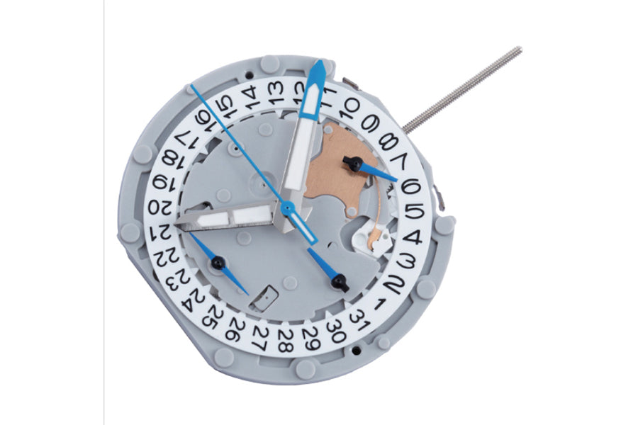 MOVT PE702 MULTI,  12 3/4''' H 4.52 mm, 3 H(CHRONO SEC), 3 E (24 HR/SMALL SEC/CHRONO MIN. AT 3/6/9) STD H-HGT, D4.5 TILT