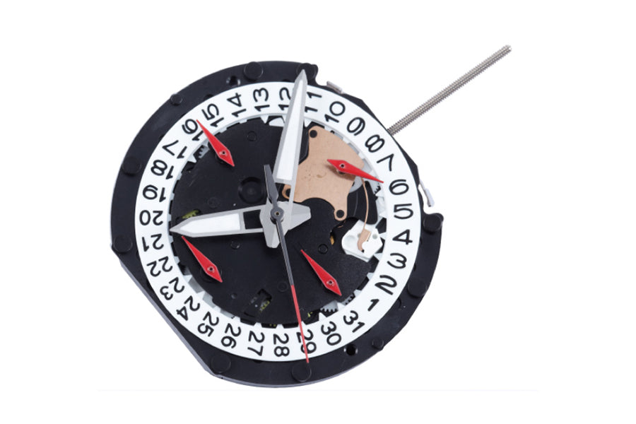 MOVT PE904 MULTI,  12 3/4''' H 4.52 mm, 3 H, 4 E (24 HR/CHRONO SEC/CHRONO MIN./ CHRONO 1/10 SEC AT 3/6/9/12) STD H-HGT, D4.5 TILT