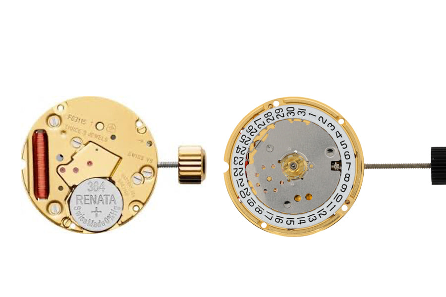 MOVEMENT ETA F03.115 HEAVY VERSION, SIZE 7 3/4''', 3 HANDS, DATE AT 3, AIG 1 , NORMAL