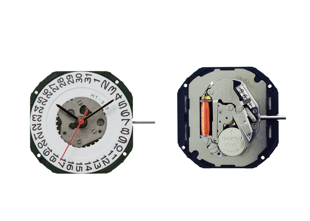 MOVEMENT MIYOTA 2317, SIZE 11 1/2''', 3 HANDS, HIGH HAND, DATE AT 3