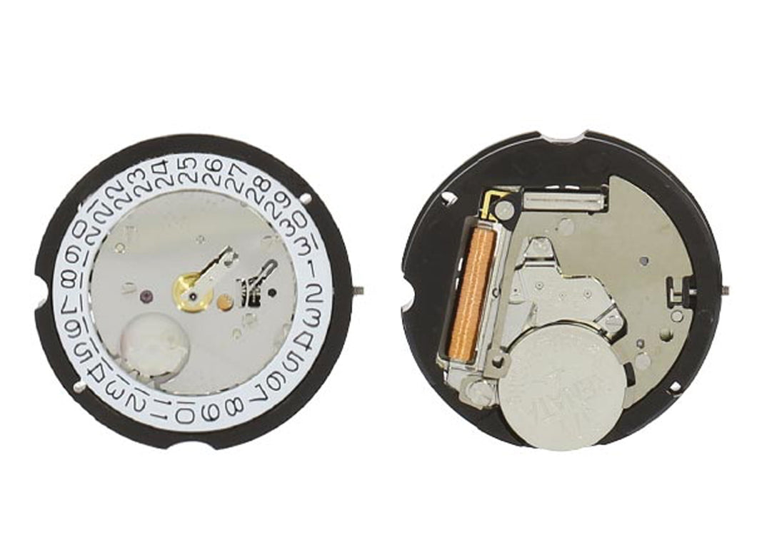 MOVEMENT RONDA 505, SIZE 10 1/2''', 3 HANDS, AIG6, DATE AT 3
