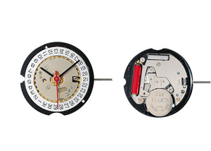 MOVEMENT RONDA 585, SIZE 8 3/4''', 3 HANDS, HIGH HAND HEIGHT AIG2, DATE AT 3