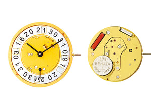 MOVEMENT RONDA 6004.B, SIZE 11 1/2''', SWISS MADE, 1 EYE, 2 HANDS, AIG1, BIG DATE AT 12