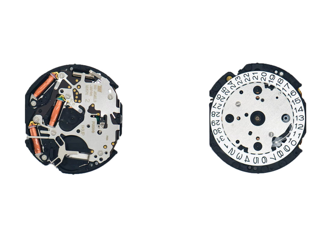 MOVEMENT TMI VD57C, SIZE 12 3/4''', 3 HANDS, HIGH HAND, TYPE L, LASER MARKING 3 IN THE MOVEMENT,  DATE AT 3