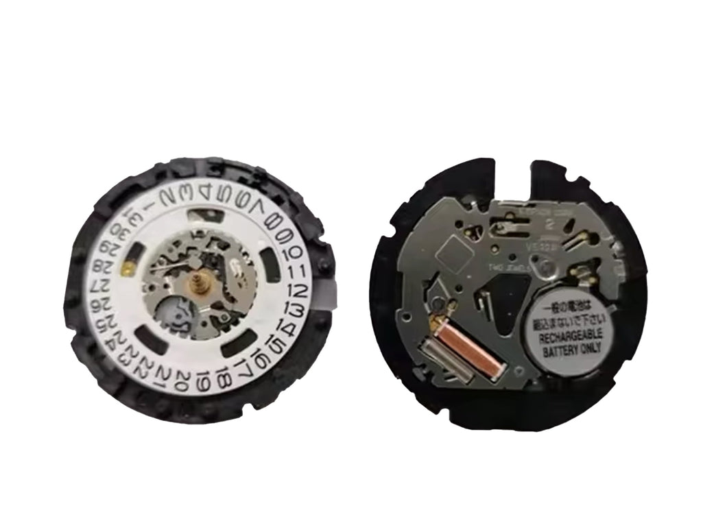 MOVEMENT TMI VJ42B, SIZE 11 1/2''', 3 HANDS, STANDARD HAND HEIGHT, DATE AT 6