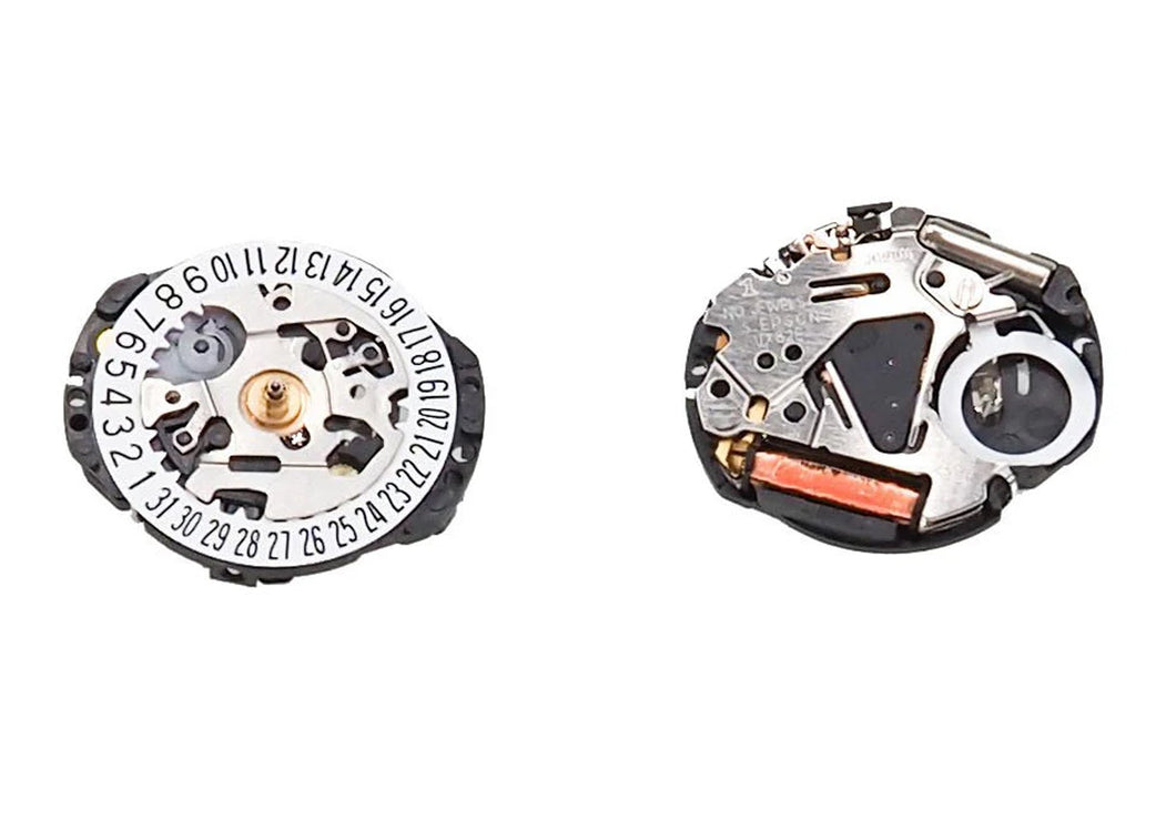 MOVEMENT TMI VX82E, SIZE 6 x 8''', 3 HANDS, HIGH HAND, TYPE M, LASER MARKING 2 IN THE MOVEMENT, DATE AT 3