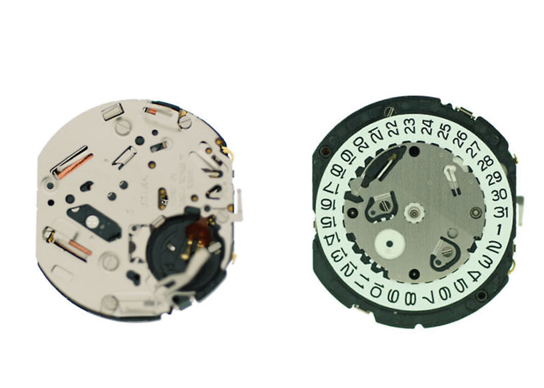 MOVEMENT TMI YM12A, SIZE 12''', 3 HANDS, STANDARD HAND HEIGHT, DATE AT 4 TILT