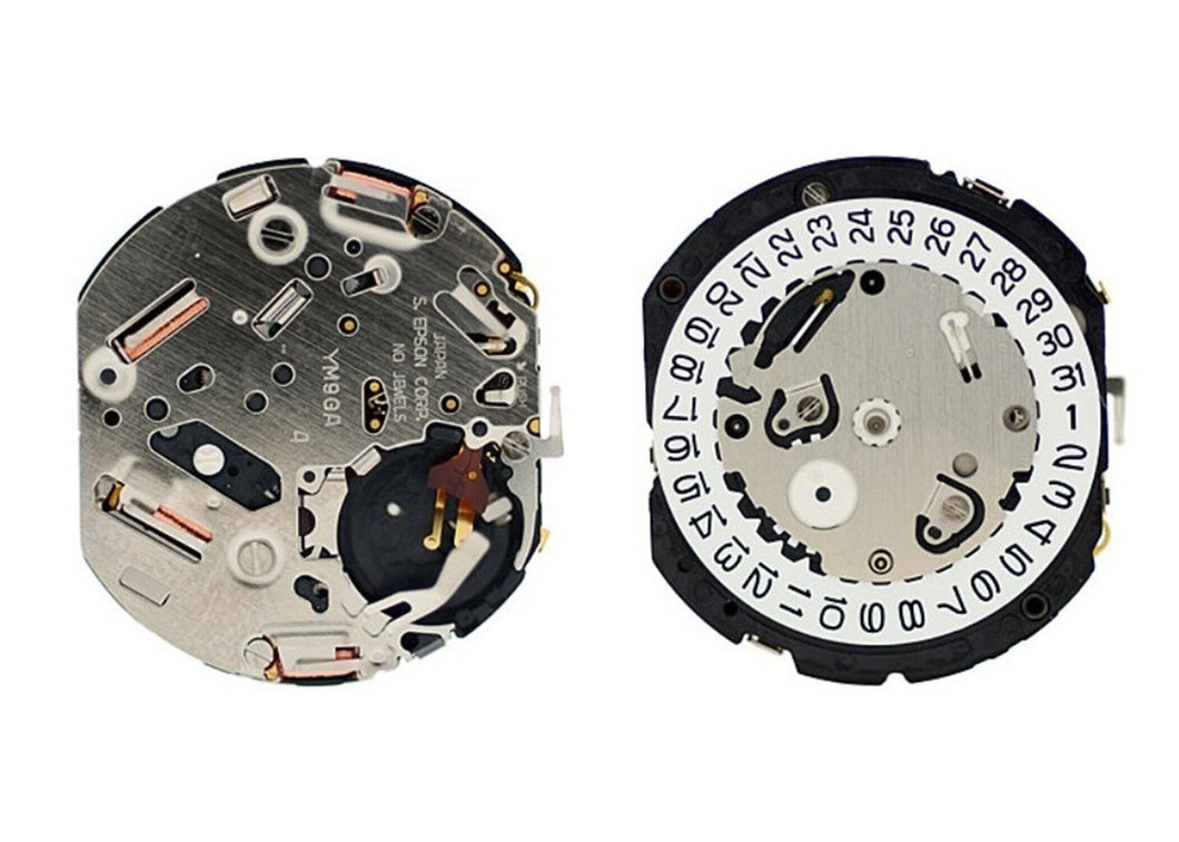 MOVEMENT TMI YM9GA, SIZE 12''', 3 HANDS, STANDARD HAND HEIGHT, DATE AT 3