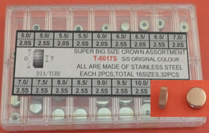 S/S X-LARGE CROWN KIT TAP 0.9 IN S/S COL-32