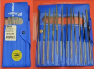 NEEDLE FILES 140MM, SET OF 12PCS IN POUCH