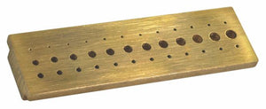 RIVETING STAKE IN BRASS 36 HOLE D0.50-2.50