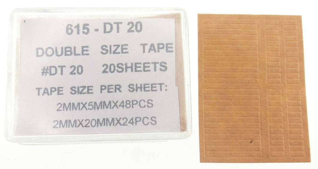 DOUBLE SIDE TAPE FOR DIAL 20 SHEETS/BOX