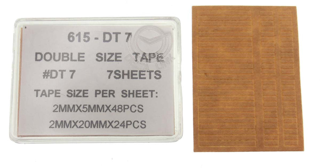 DOUBLE SIDE TAPE FOR DIAL 7 SHEETS/BOX