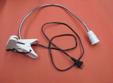 FLEXIBLE CABLE FOR LED LAMP WITH CLAMP