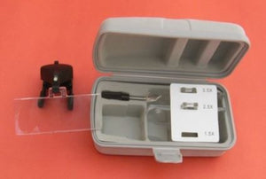 CLAMPING GLASS MAGNIFIER W/LED LAMP