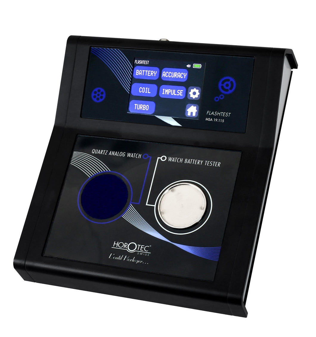 DEVICE FLASHTEST FOR QUARTZ WATCHES
