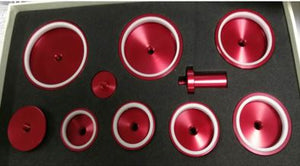 8 AL SCREW-ON DIES W/2 ADAPTORS KIT 28-55mm