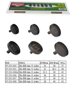 DIES BR TYPE SET 6 IN 1