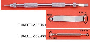 TOOL FOR INSERTING AND REMOVING SPRING BAR