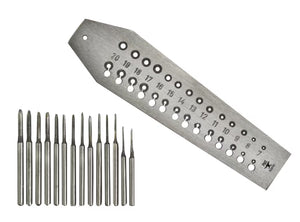 SCREW PLATES WITH TAPS 42 HOLES 0.7-2.0MM