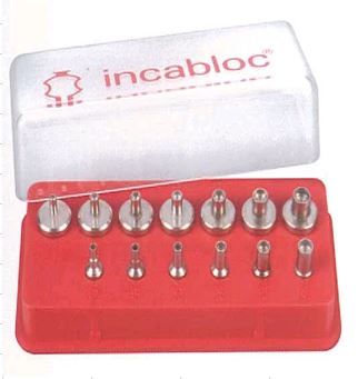 SET OF INCABLOCS, 6 PUSHER + 7 STAKE