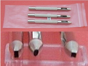HOLES PUNCHER (OVAL + SQUARE) 3PCS