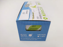 Load image into Gallery viewer, SEIKO SEIZAIKEN SR44W / 357 Cell Batteries 10pcs Box (100 pieces Per Pack)
