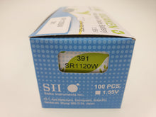 Load image into Gallery viewer, SEIKO SEIZAIKEN SR1120W / 391 Cell Batteries 10pcs Box (100 pieces Per Pack)
