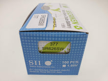 Load image into Gallery viewer, SEIKO SEIZAIKEN SR626SW / 377 Cell Batteries 10pcs Box (100 pieces Per Pack)
