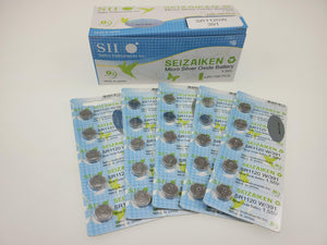 SEIKO SEIZAIKEN SR1120W / 391 Cell Batteries 5pcs Card (100 pieces Per Pack)