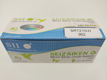 Load image into Gallery viewer, SEIKO SEIZAIKEN SR721SW / 362 Cell Batteries 5pcs Card (100 pieces Per Pack)
