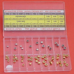 AC-604JCK1-0.7
S/S Japan Crown Kit Tap 0.7 In 2-Colour-63Pcs