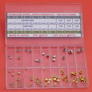 AC-604JCK1-0.8
S/S Japan Crown Kit Tap 0.8 In 2-Colour-63Pcs