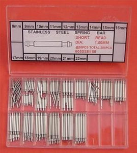 AB-605SSB150
S/S Short Bead Spring Bar Kit D1.50-300