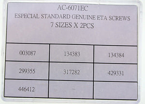 AC-6071EC
Special Genuine Eta Screws