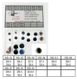 AC-6077S
Big Size Crown Kit S/S T3.0